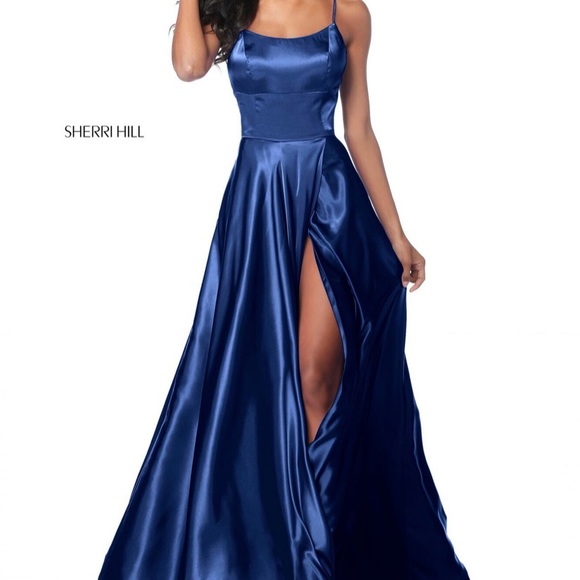 Sherri Hill Dresses & Skirts - Shimmery royal blue Sherri Hill prom dress